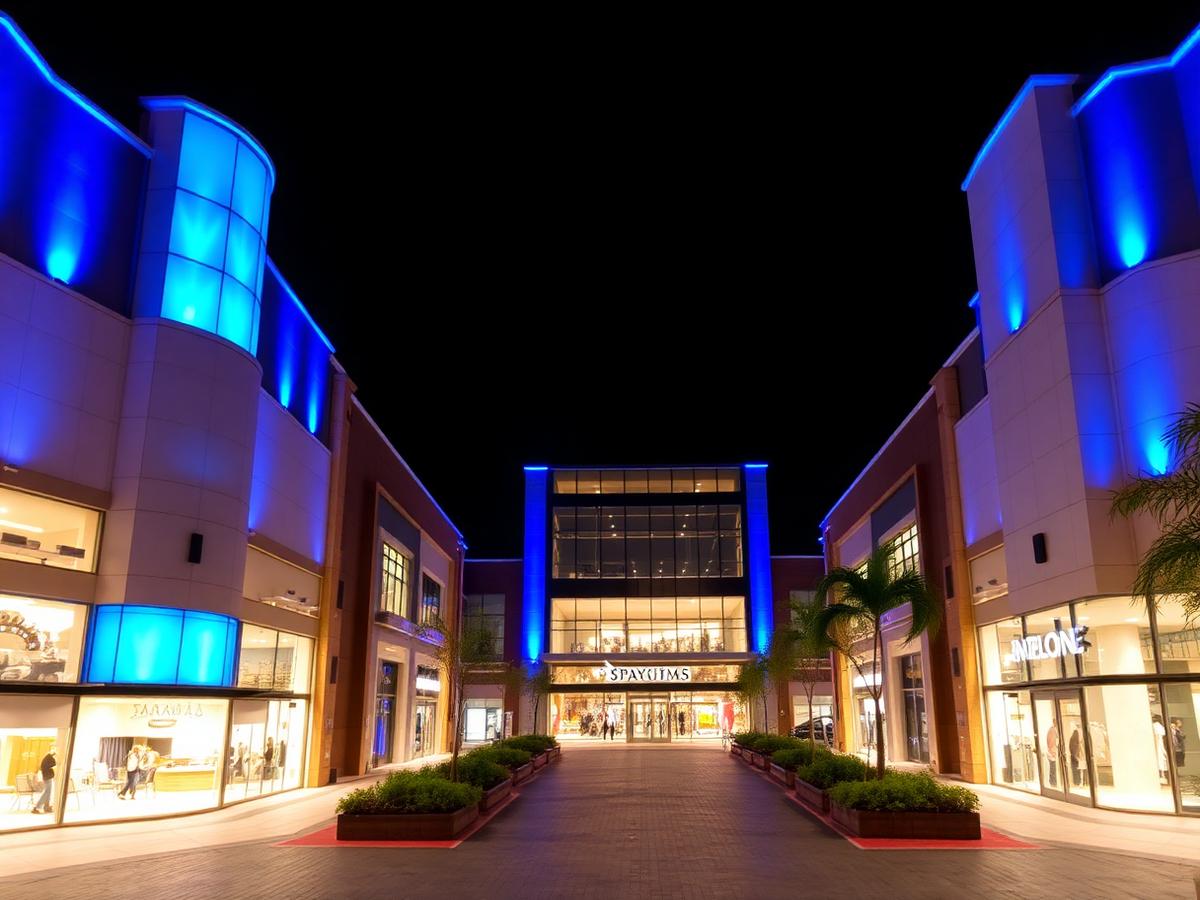 Plazas, retail y gasolineras