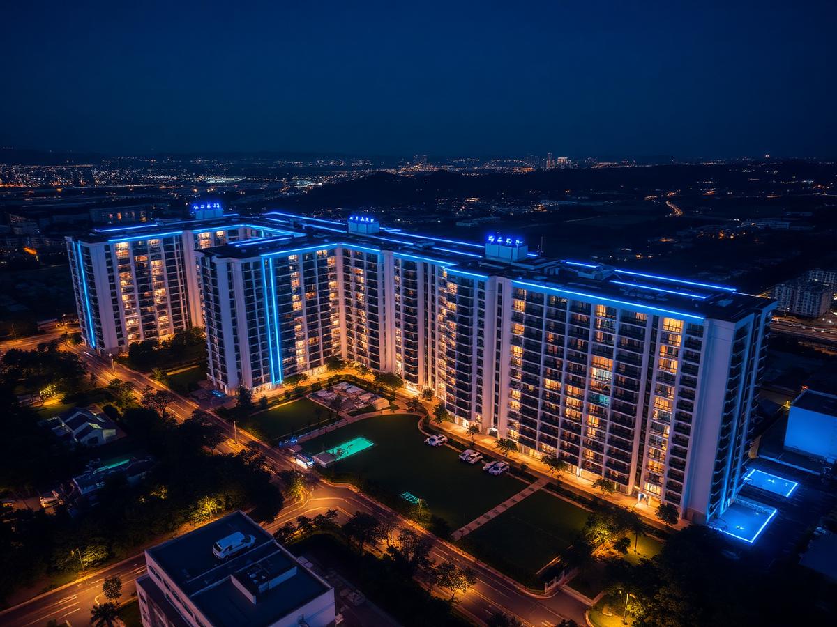 Vivienda y torres residenciales